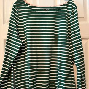 Boden Ella Long Sleeve Breton Top